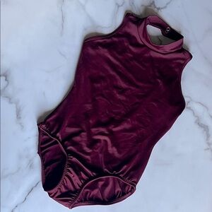 Natalie Dancewear Burgundy Leotard